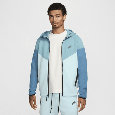 Nike Sportswear Tech Fleece Windrunner Tam Boy Fermuarlı Erkek Kapüşonlu Üst