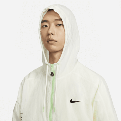 เสื้อแจ็คเก็ตมีฮู้ดผู้ชายแบบทอ Nike Sportswear