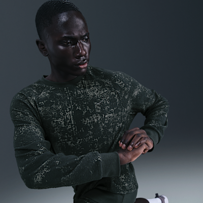 Sudadera de cuello redondo Therma-FIT versátil para hombre Nike Primary