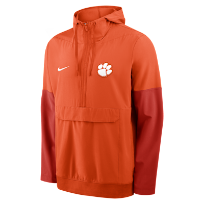 Clemson Anorak Men's Nike College 1/2-Zip Hooded Jacket