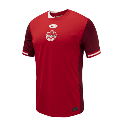 Jersey de fútbol Nike Dri-FIT Replica de Canadá local 2024 Stadium para hombre