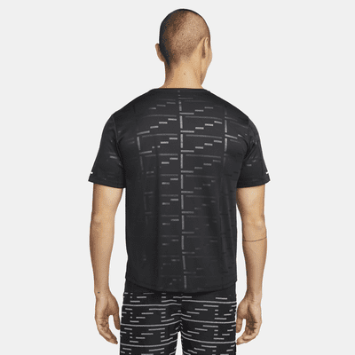 Nike Dri-FIT UV Run Division Miler Men's Embossed Short-Sleeve Running Top