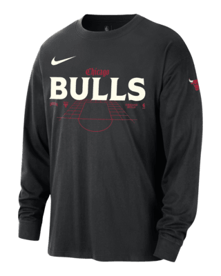 Мужская футболка Chicago Bulls Nike NBA Long-Sleeve Max90