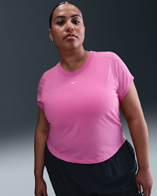 Женская футболка Nike Sportswear Chill Knit Cropped (Plus Size)