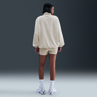 Nike Sportswear Phoenix Plush Women's Cozy Fleece Oversized Mock-Neck Top