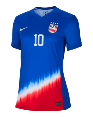 Женские джерси Lindsey Horan USWNT 2024 Stadium Away Nike Dri-FIT Soccer Jersey