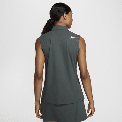 Polo de golf sin mangas Dri-FIT ADV para mujer Nike Tour