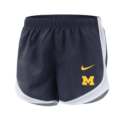 Nike College Dri-FIT Tempo (Michigan) Women's Running Shorts