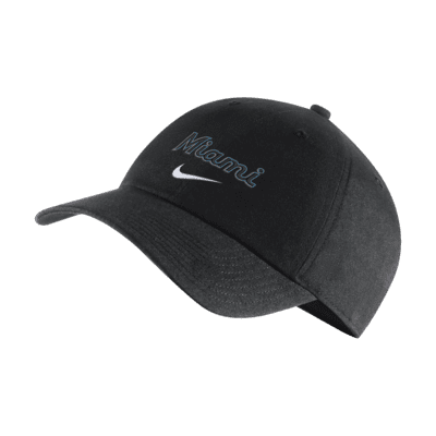 Gorra ajustable Nike Heritage86 Swoosh (MLB Miami Marlins)