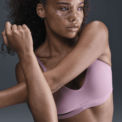 Bra convertibile con imbottitura a sostegno leggero Nike Alate Minimalist – Donna