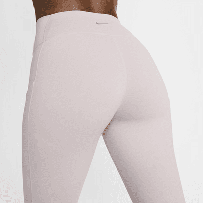 Leggings tiro alto de 7/8 con bolsillos para mujer Nike One