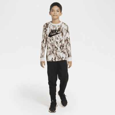 Nike Sportswear Big Kids' (Boys') Printed Long-Sleeve T-Shirt. Nike.com