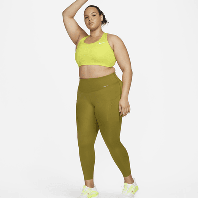 Nike Go Women's Firm-Support High-Waisted 7/8 Leggings with Pockets (Plus Size)