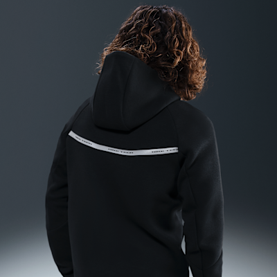 Veste Windrunner en Fleece à zip et motifs réfléchissants Nike Tech pour homme