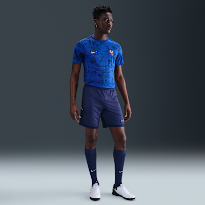 FFF Academy Pro Camiseta de fútbol de manga corta para antes del partido Nike Dri-FIT - Hombre