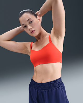 Женские  Nike Zenvy Strappy Light-Support Padded Sports Bra