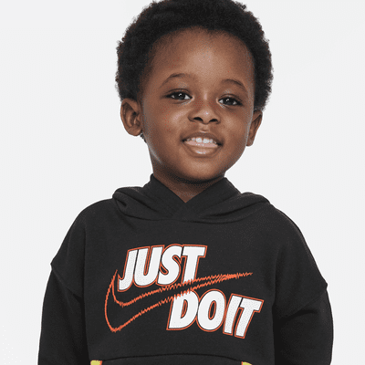 Sudadera con gorro sin cierre para niño pequeño Nike "Let's Be Real"