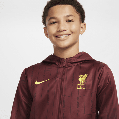 Tuta da calcio in tessuto Nike Liverpool FC per ragazzo/a – Home