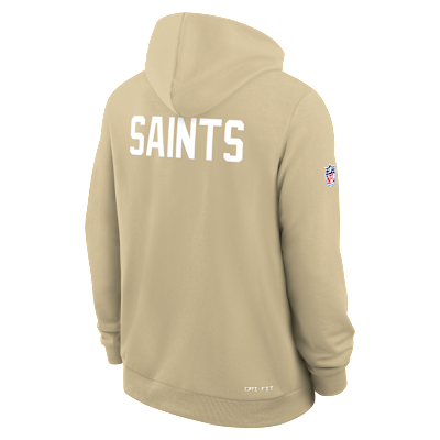 New Orleans Saints Alt Offensive Set Play Sideline Men's Nike Dri-FIT NFL Pullover Hoodie