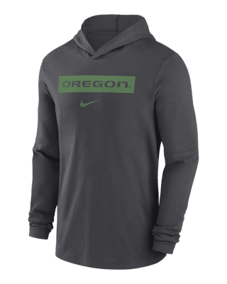 Мужские  Oregon Ducks Sideline Nike Dri-FIT College Long-Sleeve Hooded Top