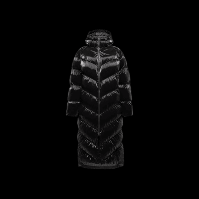 Nike Sportswear Windpuffer lockerer Therma-FIT-Parka mit Kapuze und glänzendem Design (Damen)