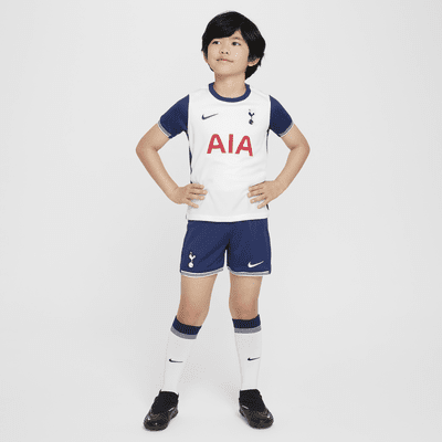 Tottenham Hotspur 2024/25 Stadium Home Younger Kids' Nike Football Replica 3-Piece Kit