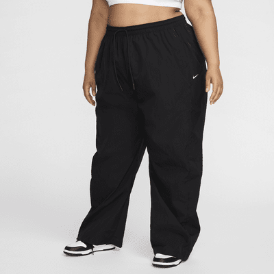 Nike Windrunner Women's High-Waisted Woven Open-Hem Pants (Plus Size)