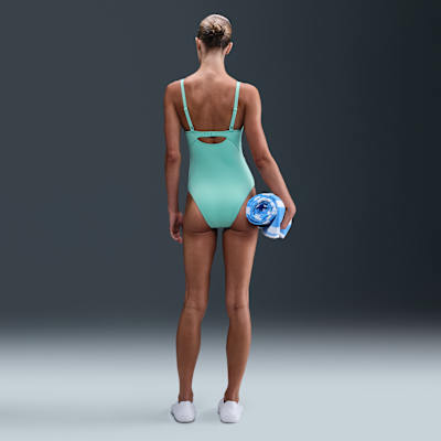 Nike Swim Essential Women's V-Neck One-Piece