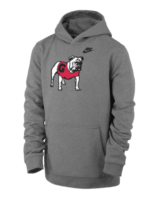 Подростковое худи Georgia Club Fleece Big Kids' (Boys') Nike College Pullover Hoodie