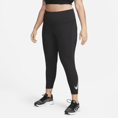 Nike Fast Women's Mid-Rise 7/8 Running Leggings with Pockets (Plus Size).