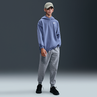 Huvtröja Nike Sportswear Club Fleece i oversize-modell för ungdom
