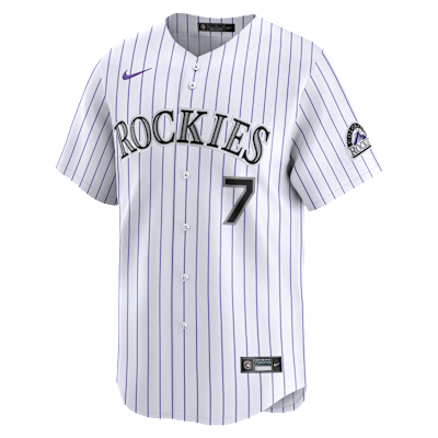 Jersey Nike Dri-FIT ADV de la MLB Limited para hombre Brendan Rodgers Colorado Rockies