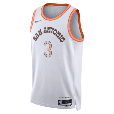 Jersey Nike Dri-FIT Swingman de la NBA para hombre Keldon Johnson San Antonio Spurs City Edition 2023/24