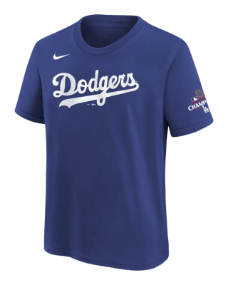 Подростковая футболка Clayton Kershaw Los Angeles Dodgers 2024 World Series Champions Big Kids' Nike MLB