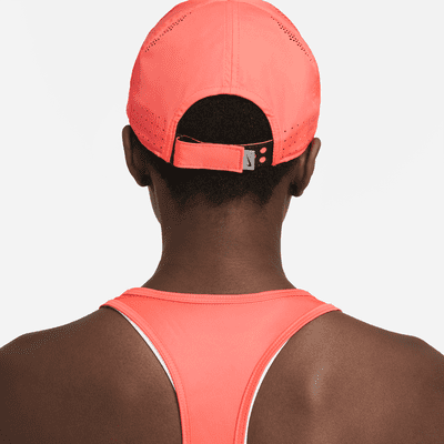 Nike Women's Dri-Fit AeroBill running cap [white/cool grey] bestellen bij