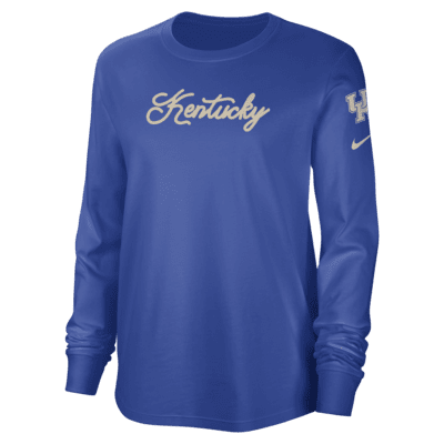 Kentucky Women's Nike College Crew-Neck Long-Sleeve Top