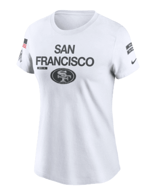 Женская футболка San Francisco 49ers Salute to Service Legend Nike NFL