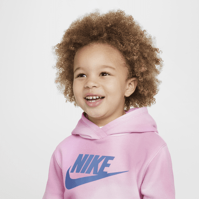 Conjunto de sudadera con gorro sin cierre y pants para infantil Nike Solarized