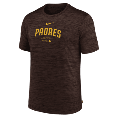 San Diego Padres Authentic Collection Practice Velocity Men's Nike Dri-FIT MLB T-Shirt