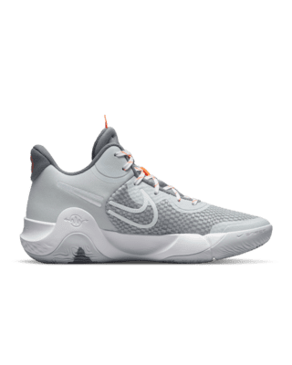 Nike zoom kd12 outlet basketball shoes white/wolf grey