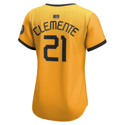 Roberto Clemente Pittsburgh Pirates City Connect Women's Nike Dri-FIT ADV MLB Limited Jersey