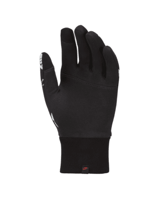 nike club fleece gloves black