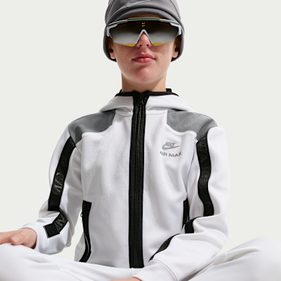 Bluza dla dużych dzieci z kapturem i zamkiem na całej długości Nike Sportswear