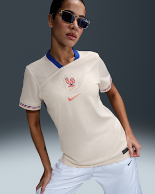 Женские джерси FFF 2025 Stadium Away (Women's Team) Nike Dri-FIT Soccer Replica Jersey