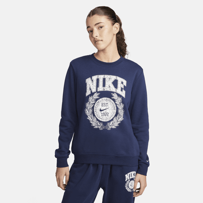 Sudadera de cuello redondo para mujer Nike Sportswear Club Fleece