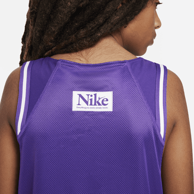 Jersey de básquetbol reversible para niños talla grande Nike Culture of Basketball