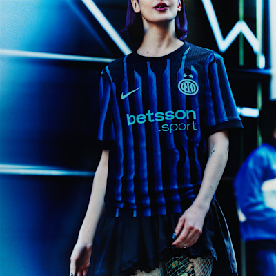 Inter Milan 2025/26 Stadium Home Women's Nike Dri-FIT Football Replica Shirt
