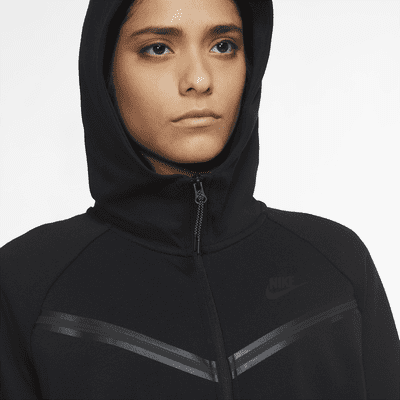 Dinámica práctica arena Nike Sportswear Tech Fleece Windrunner Sudadera con capucha con cremallera  completa - Mujer. Nike ES