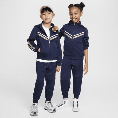 Conjunto de dos piezas Poly Propus para niños talla pequeña Nike Dri-FIT Sportswear Club