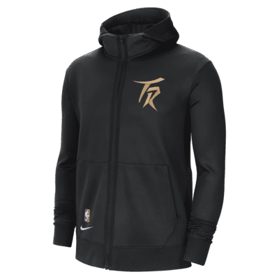 toronto raptors nike therma flex showtime hd full zip hoodie